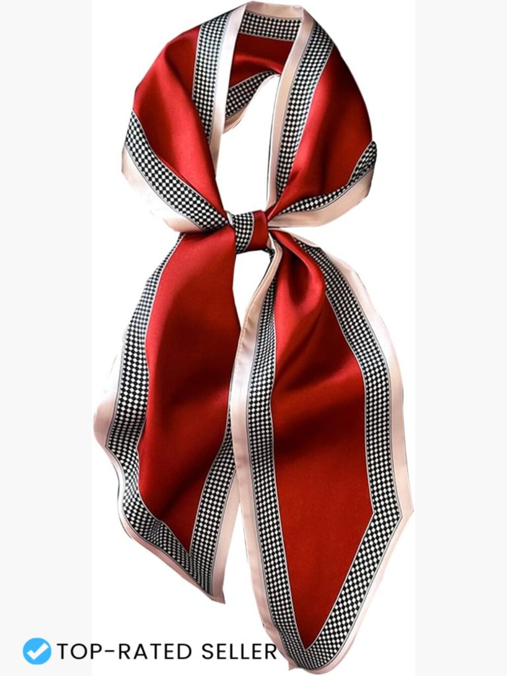 Lightweight Silky Satin Fashion Scarf Versatile Head Neck Bag Wrap Long Thin